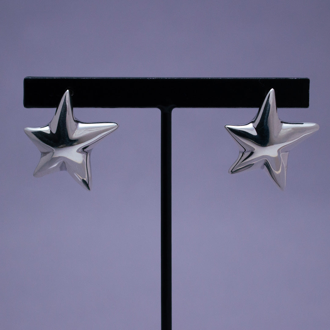 Star Pierced Earrings SV925 星ピアス シルバー