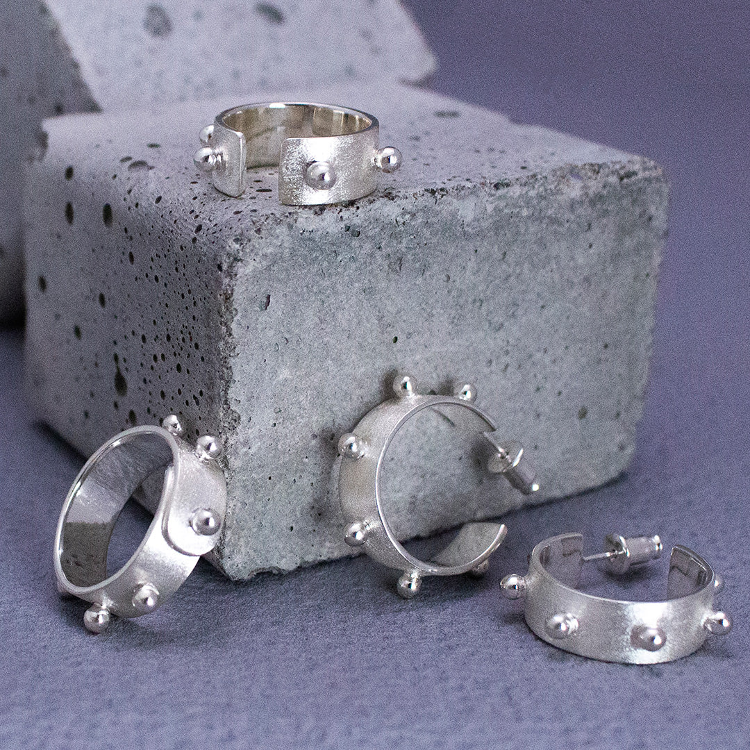 Wide Dot Ring SV925 ワイドドット リング シルバー