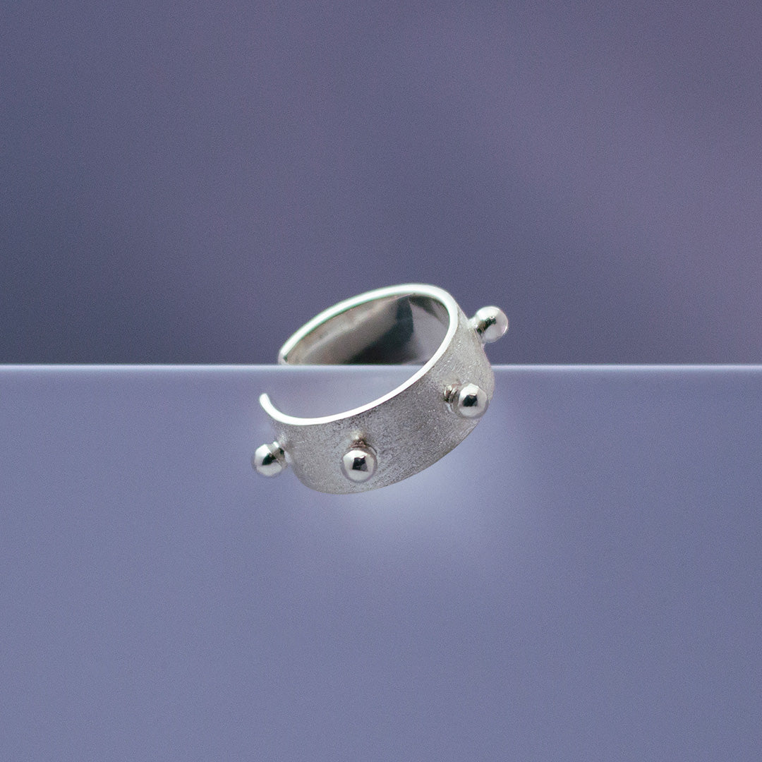 Wide Dot Earcuff SV925 ワイドドット イヤーカフ シルバー