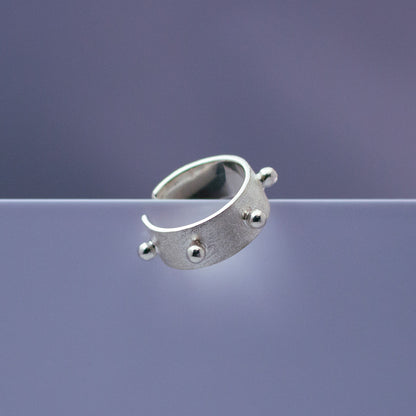 Wide Dot Earcuff SV925 ワイドドット イヤーカフ シルバー