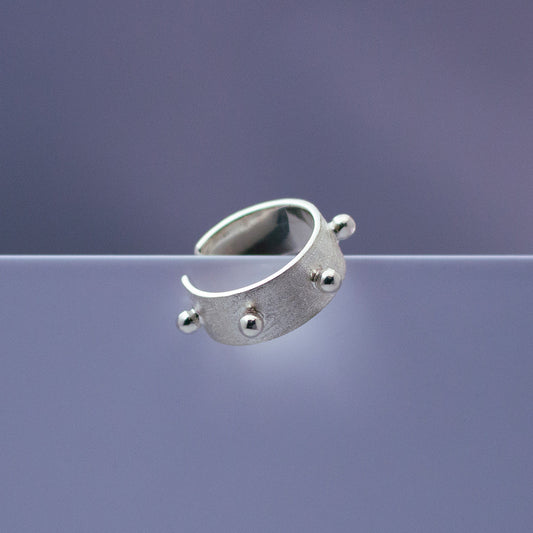 Wide Dot Earcuff SV925 ワイドドット イヤーカフ シルバー