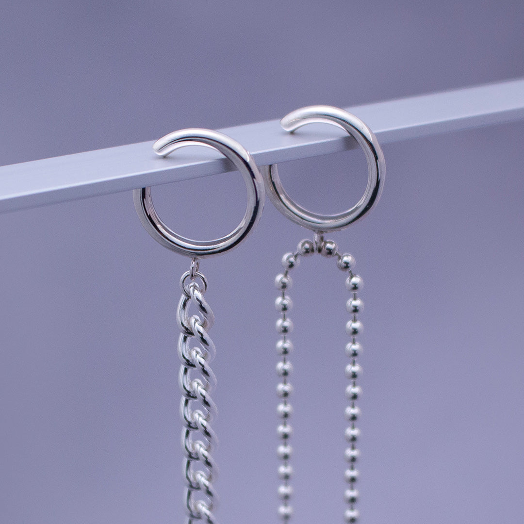 Ball Chain Earcuff SV925 ボールチェーン イヤーカフ シルバー