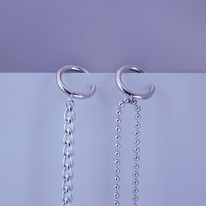 Softcurb Chain Earcuff SV925 ソフトカーブチェーン イヤーカフ シルバー