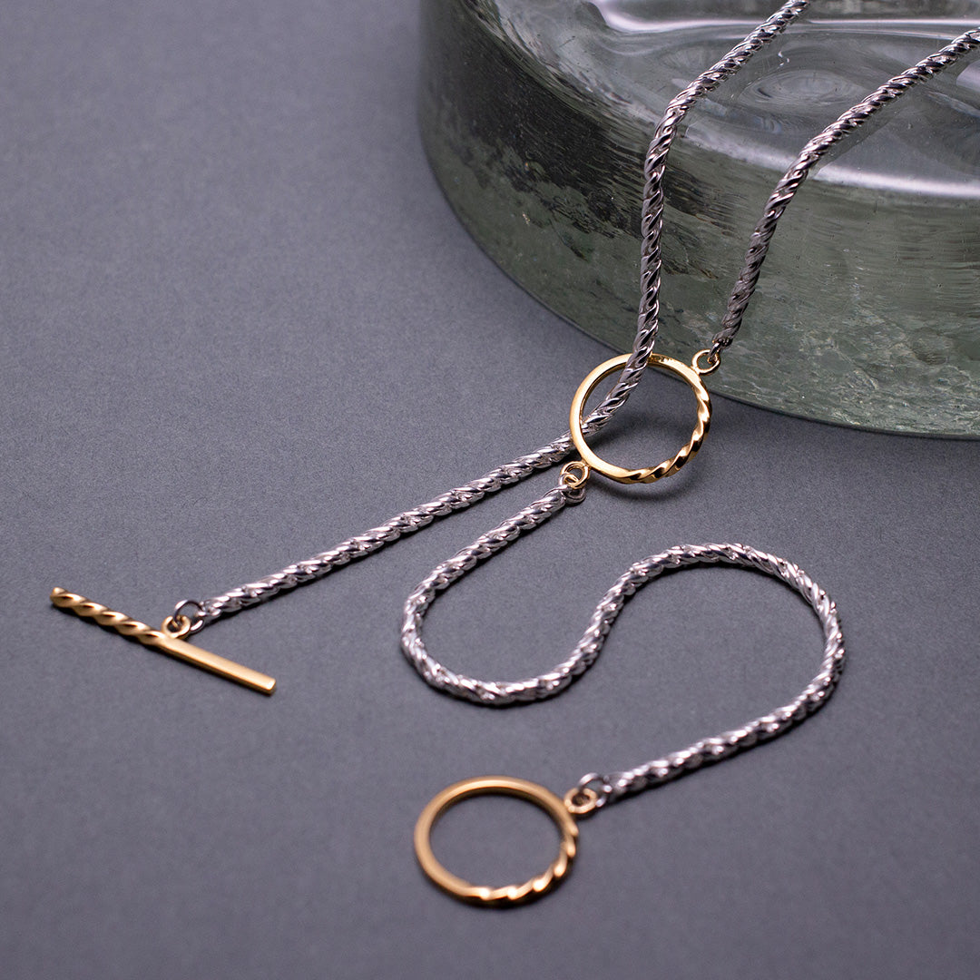 Chain Pierced Earrings SV925 チェーンピアス シルバー – Toi