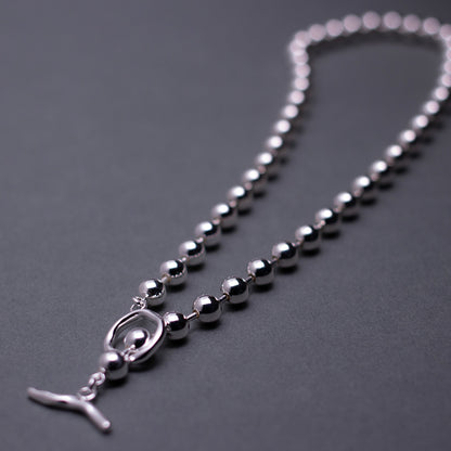 Big Ball Chain Necklace/40cm SV925 ビッグボールチェーン ネックレス 40cm シルバー