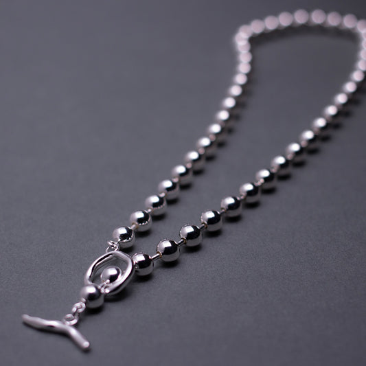 Big Ball Chain Necklace/40cm SV925 ビッグボールチェーン ネックレス 40cm シルバー