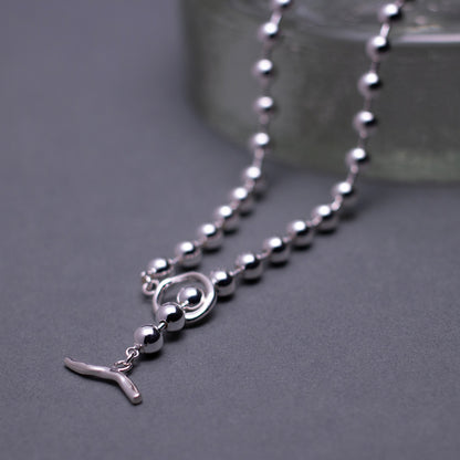 Big Ball Chain Necklace/40cm SV925 ビッグボールチェーン ネックレス 40cm シルバー
