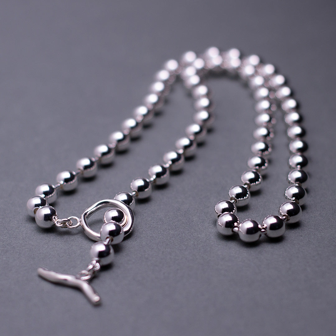 Big Ball Chain Necklace/50cm SV925 ビッグボールチェーン ネックレス 50cm シルバー