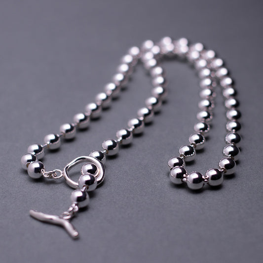 Big Ball Chain Necklace/50cm SV925 ビッグボールチェーン ネックレス 50cm シルバー