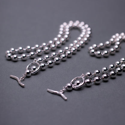 Big Ball Chain Necklace/50cm SV925 ビッグボールチェーン ネックレス 50cm シルバー