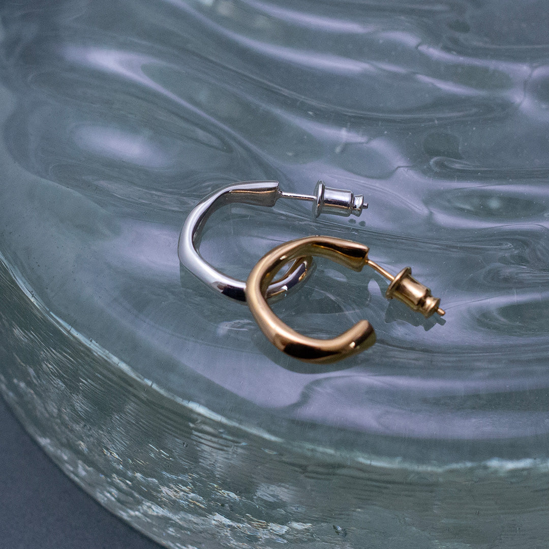 Wavy Pierced Earrings/S size SV925 ウェイビーピアス/Sサイズ シルバー