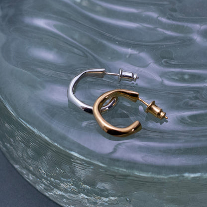 Wavy Pierced Earrings/S size SV925 ウェイビーピアス/Sサイズ シルバー