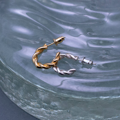 Twist Pierced Earrings/S size SV925 ツイストピアス/Sサイズ シルバー