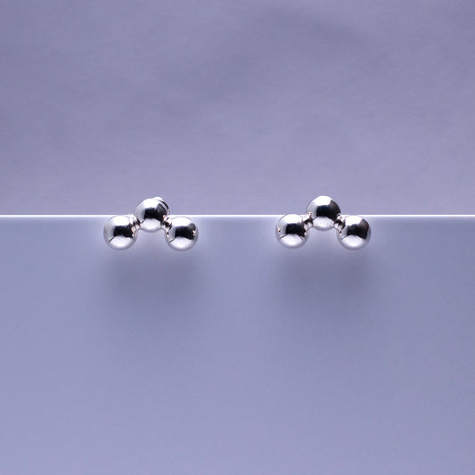 3Dot Pierced Earrings SV925 3ドットピアス シルバー