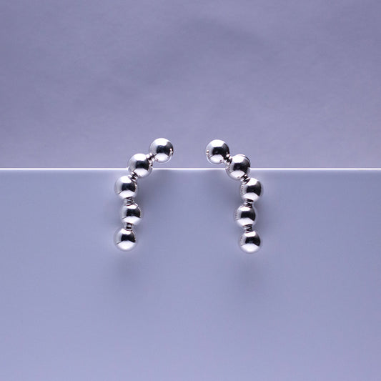 3Dot Pierced Earrings SV925 5ドットピアス シルバー