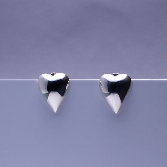 Heart Pierced Earrings SV925 ハートピアス シルバー
