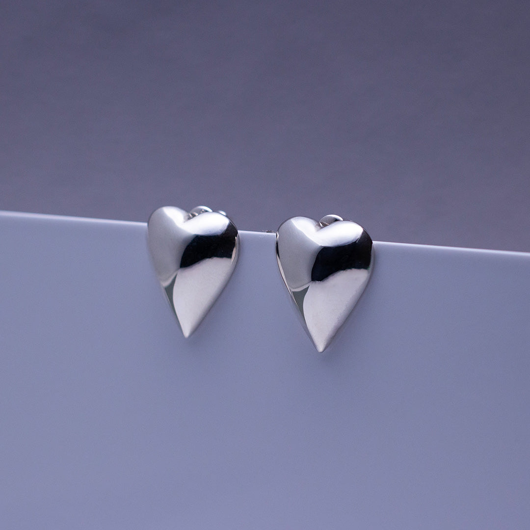 Heart Pierced Earrings SV925 ハートピアス シルバー