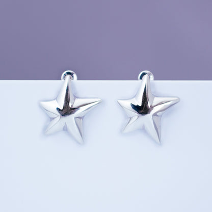 Star Pierced Earrings SV925 星ピアス シルバー
