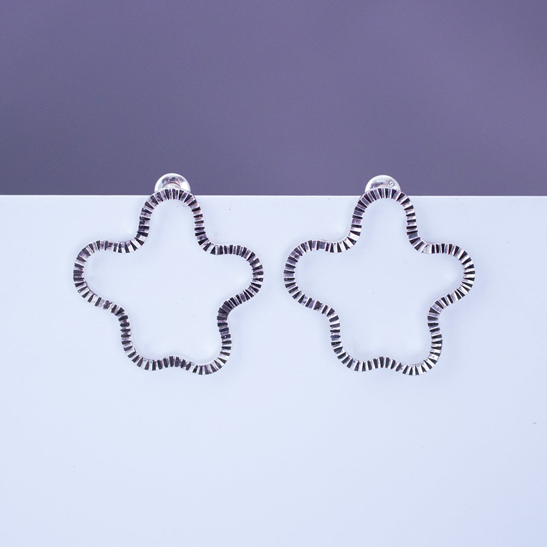 Wind & Cloud Pierced Earrings (single) SV925 ウィンドアンドクラウド ピアス シルバー