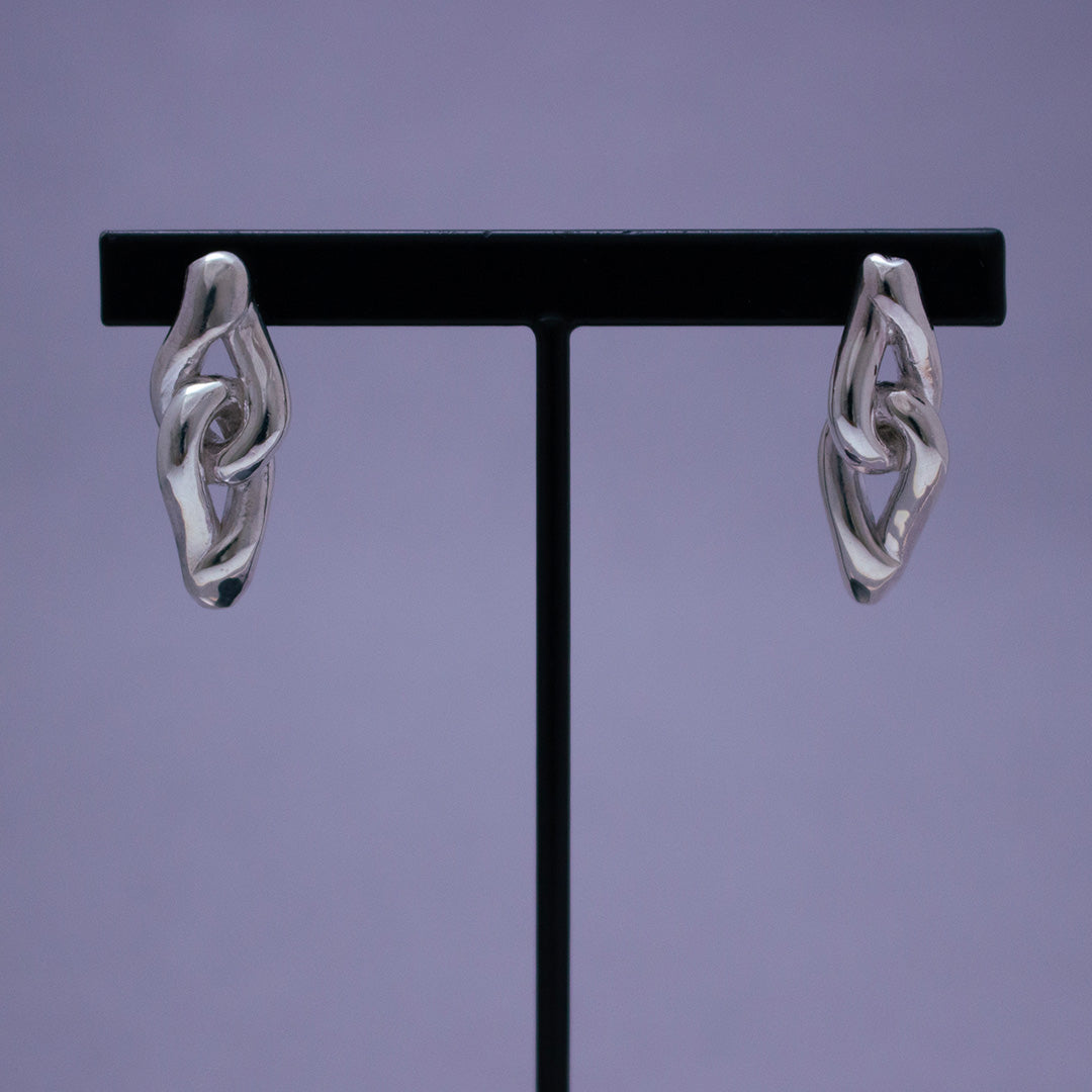 Chain Pierced Earrings SV925 チェーンピアス シルバー