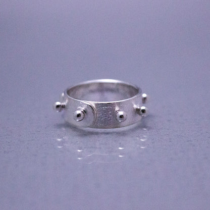 Wide Dot Ring SV925 ワイドドット リング シルバー